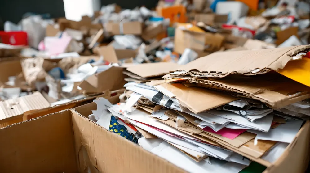 Récupération papier carton à Nersac